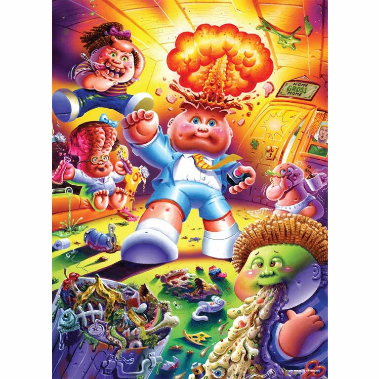 Grosnor Garbage Pail Kids "Home Gross Home" 1000 Piece Puzzle - English Edition 3 Grosnor Garbage Pail Kids "Home Gross Home" 1000 Piece Puzzle - English Edition - Image 3