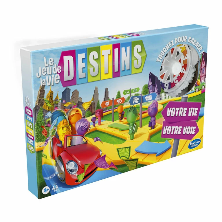 Hasbro The Game Of Life Game, Family Board Game For 2-4 Players, Indoor Game (French) 4 Hasbro The Game Of Life Game, Family Board Game For 2-4 Players, Indoor Game (French) - Image 4