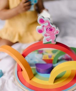 Melissa & Doug Blues Clues And You Rainbow Stacker Puzzle