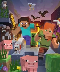 Ravensburger Minecraft Biomes 49-Piece Jigsaw Puzzle (3 Pack) -Toys R US C4D81BFB 3