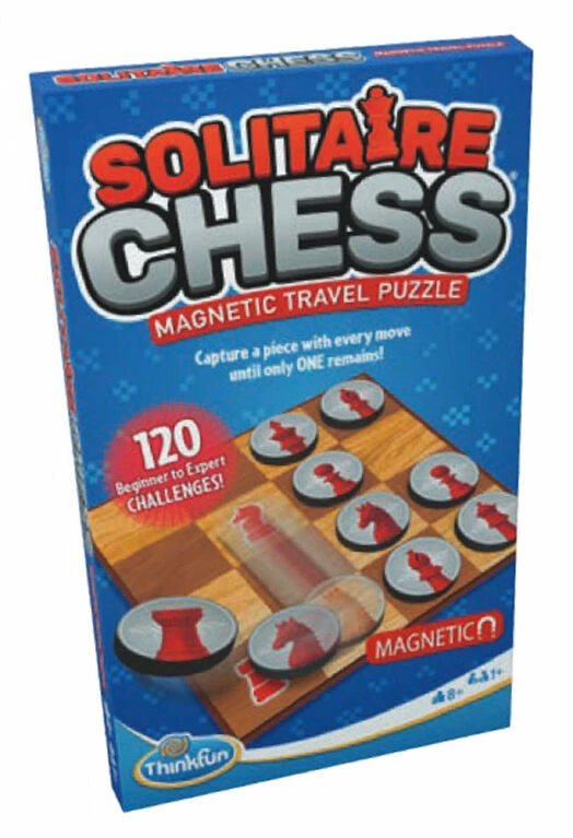 Ravensburger Solitaire Chess Magnetic Travel Puzzle - English Edition 1 Ravensburger Solitaire Chess Magnetic Travel Puzzle - English Edition