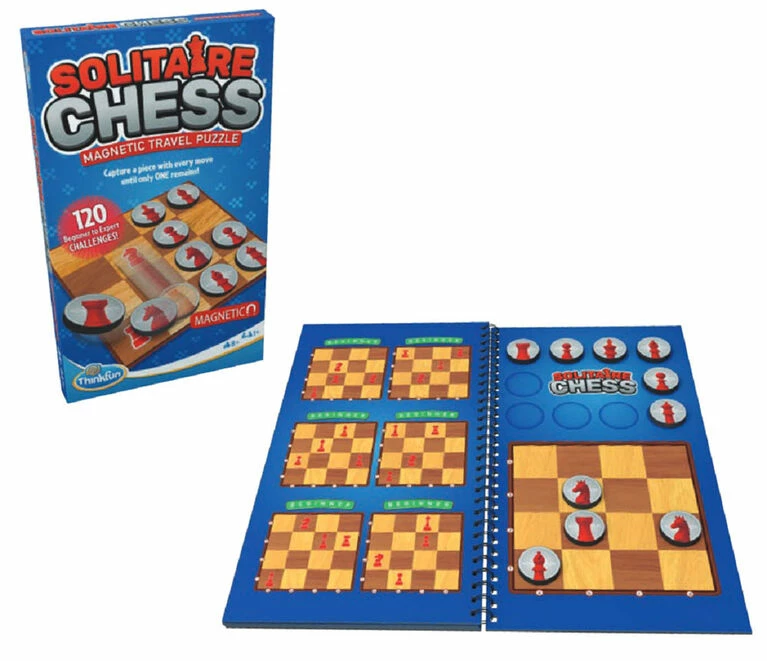 Ravensburger Solitaire Chess Magnetic Travel Puzzle - English Edition 2 Ravensburger Solitaire Chess Magnetic Travel Puzzle - English Edition - Image 2