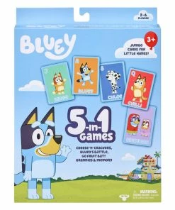 Bluey 5 In 1 Card Game Set - English Edition