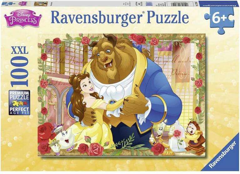 Ravensburger - Disney - Belle & Beast Puzzle 100pc 1 Ravensburger - Disney - Belle & Beast Puzzle 100pc