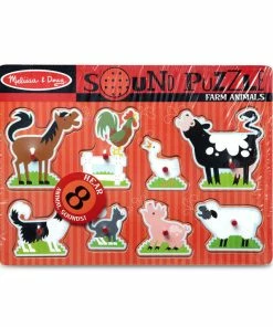Melissa & Doug Farm Animals Sound Puzzle