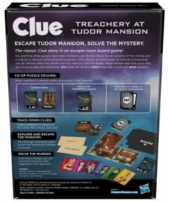Hasbro Clue Board Game Treachery At Tudor Mansion, Clue Escape Room Game - English Edition -Toys R US E441A872 4