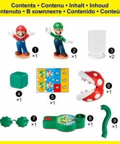 Epoch Games Super Mario Piranha Plant Escape! With Collectible Super Mario Action Figures - English Edition -Toys R US E49CAB88 4