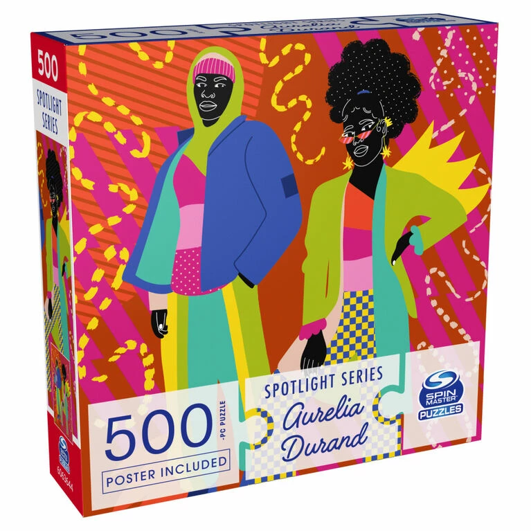 500-Piece Jigsaw Puzzle, Artist Spotlight Series Aurelia Durand, Together, By Spin Master Puzzles - English Edition 4 500-Piece Jigsaw Puzzle, Artist Spotlight Series Aurelia Durand, Together, By Spin Master Puzzles - English Edition - Image 4
