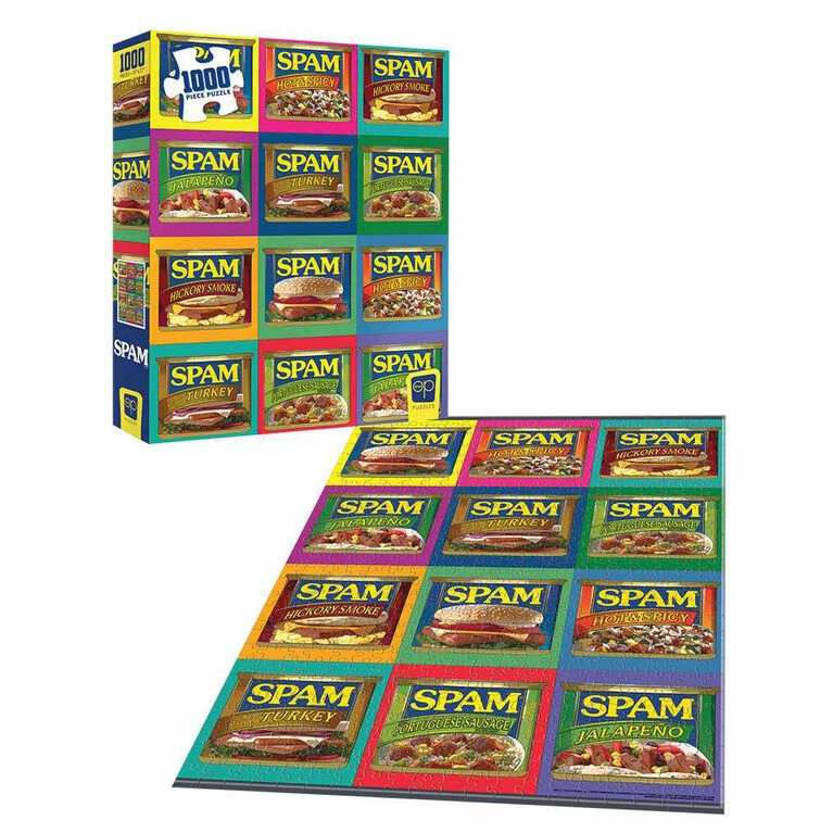 Grosnor SPAM Brand "Sizzle. Pork. And. Mmm." 1000 Piece Puzzle - English Edition 2 Grosnor SPAM Brand "Sizzle. Pork. And. Mmm." 1000 Piece Puzzle - English Edition - Image 2