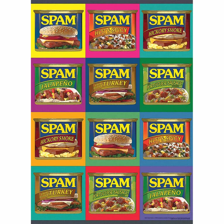 Grosnor SPAM Brand "Sizzle. Pork. And. Mmm." 1000 Piece Puzzle - English Edition 3 Grosnor SPAM Brand "Sizzle. Pork. And. Mmm." 1000 Piece Puzzle - English Edition - Image 3