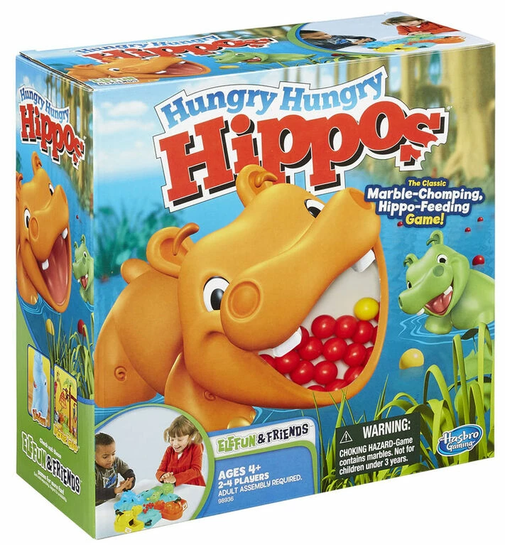 Hasbro Gaming - Hungry Hungry Hippos - Styles May Vary 1 Hasbro Gaming - Hungry Hungry Hippos - Styles May Vary