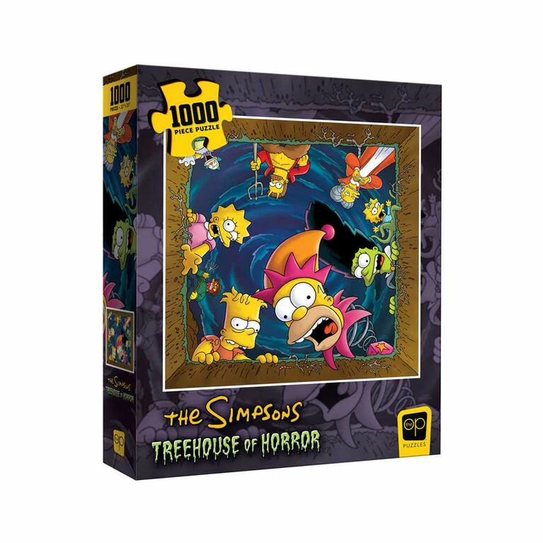 Grosnor The Simpsons Treehouse Of Horror "Happy Haunting" 1000 Piece Puzzle - English Edition 1 Grosnor The Simpsons Treehouse Of Horror "Happy Haunting" 1000 Piece Puzzle - English Edition