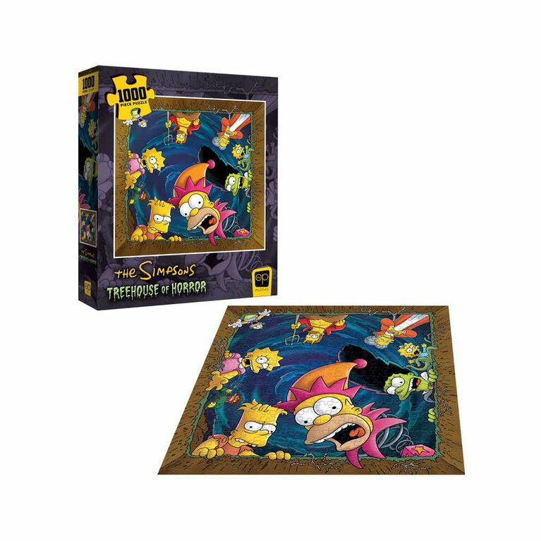 Grosnor The Simpsons Treehouse Of Horror "Happy Haunting" 1000 Piece Puzzle - English Edition 2 Grosnor The Simpsons Treehouse Of Horror "Happy Haunting" 1000 Piece Puzzle - English Edition - Image 2