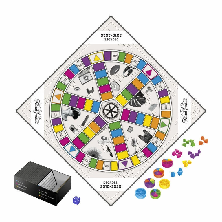 Hasbro Trivial Pursuit Decades 2010 To 2020 Board Game - English Edition 6 Hasbro Trivial Pursuit Decades 2010 To 2020 Board Game - English Edition - Image 6