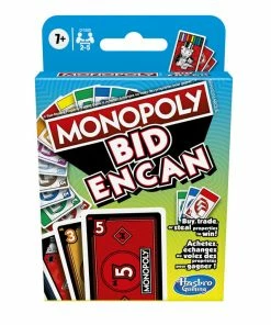 Hasbro Monopoly Bid Game, Quick-Playing Card Game