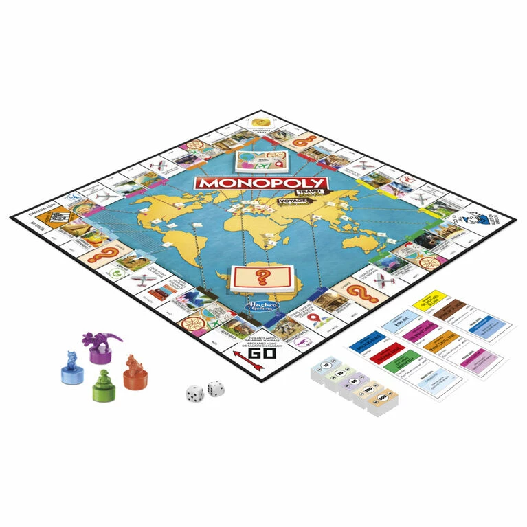 Hasbro Monopoly Travel World Tour Board Game 3 Hasbro Monopoly Travel World Tour Board Game - Image 3