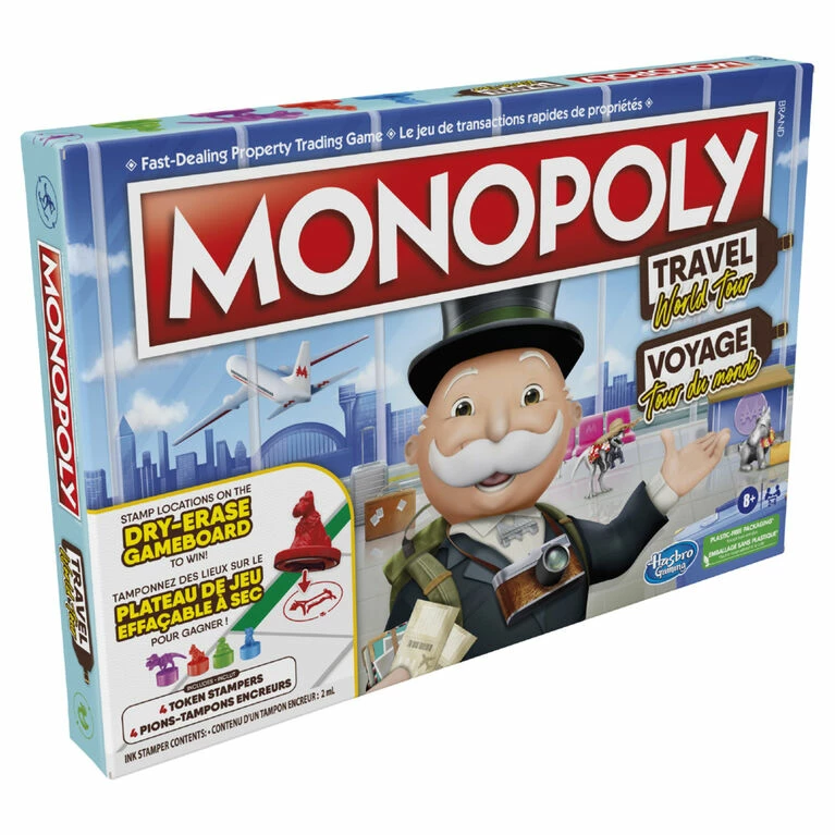 Hasbro Monopoly Travel World Tour Board Game 5 Hasbro Monopoly Travel World Tour Board Game - Image 5